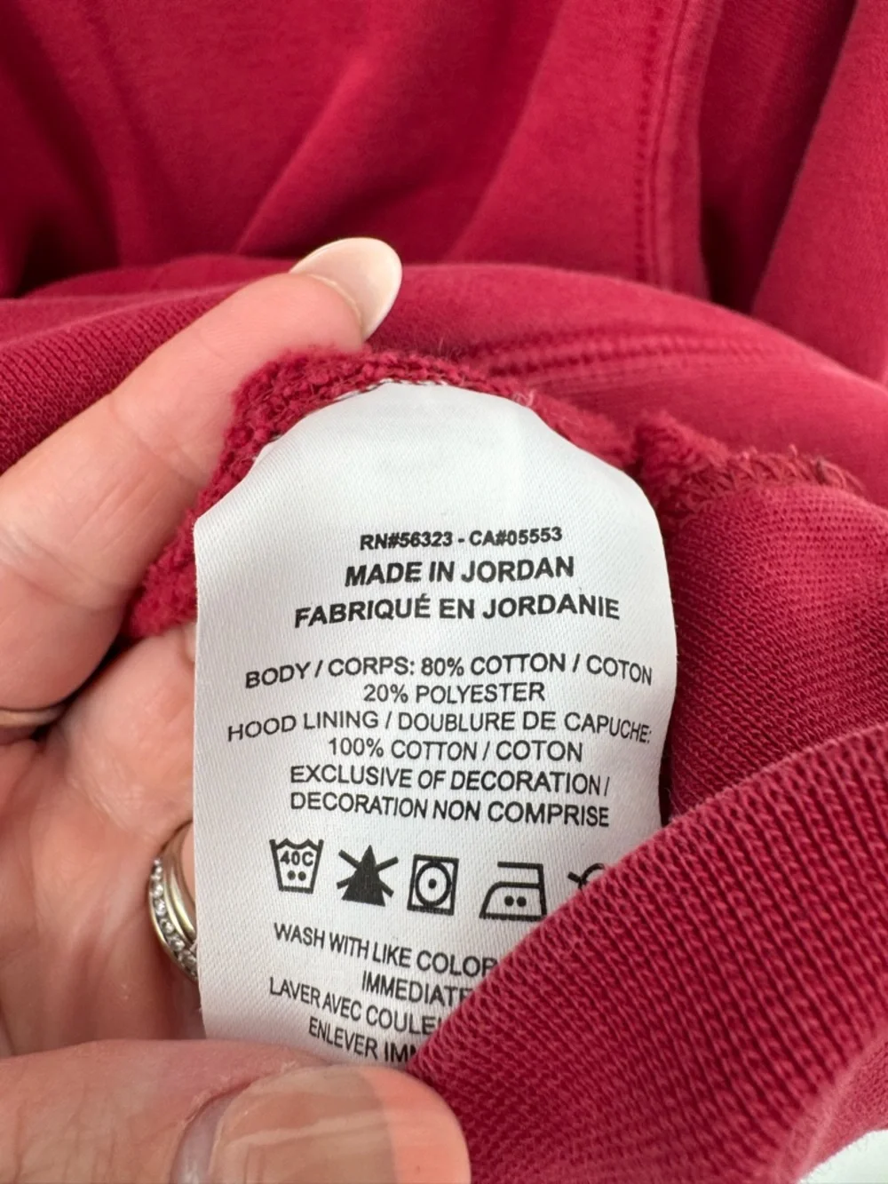 Nike Women's Maroon Crewneck Hoodie Sweatshirt Size XL